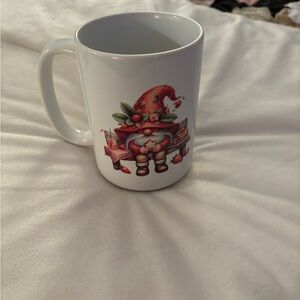 Gnome Design White Ceramic Mug